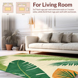 Lively Orange and Green Vibes(Beige)