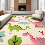 Lively Cartoonish Dino Character Layout(Pink)