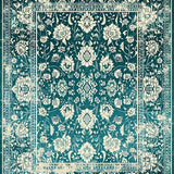 Ultra Soft Area Rug, Non Slip, Stain Resistant, Washable Area Rugs for Living Room, Bedroom, Boho Chic Area Runner(Blue)