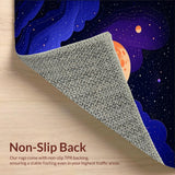 Celestial Blue Toned Galaxy Print(Blue)