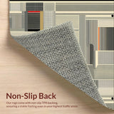 Modern Abstract Animal Design Beige & Onyx Striped(Gray)