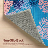 Chic Coral Symmetrical Craftsmanship(Blue)