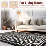 Vibrant Abstract Zebra Motif(Black)