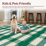 Inviting Rustic Patterned Ensemble(Green)