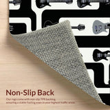 Chic Graphical Stringed Instrument Design(Black)