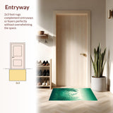 Tranquil Curved Design(Green)