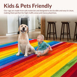 Charming Multicolored Striped Aesthetic(Blue)