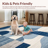 Minimalist Textured Linear Abstraction(Blue)