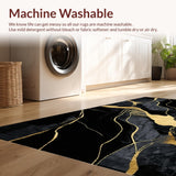 Contemporary Elegant Marble Influence(Black)