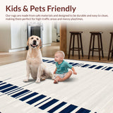 Elegant Rustic Symmetrical Stripe(White)