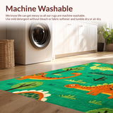 Dynamic Nature Inspired Dino Motif(Green)