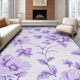 Ultra Soft Area Rug, Non Slip, Stain Resistant, Washable Area Rugs for Living Room, Bedroom, Soft Fuzzy Minimalist Charm(Purple)