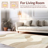 Coastal Rustic Wave Motif(Beige)