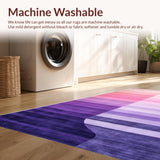 Ultra Soft Area Rug, Non Slip, Stain Resistant, Washable Area Rugs for Living Room, Bedroom, Gradient Soft Pastel Aesthetic(Pink)