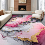 Sleek Modern Pastel Swirls(Pink)