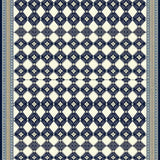 Ultra Soft Area Rug, Non Slip, Stain Resistant, Washable Area Rugs for Living Room, Bedroom, Waterproof Checkered Area(Blue)