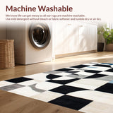 Elegant Geometric Black and Ivory Fusion(Gray)