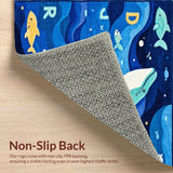 Bright Teal Coastal Inspired Print(Blue)