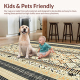 Modern Warm Toned Trellis Design(Beige)