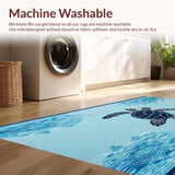 Charming Nautical Welcome Mat(Blue)