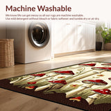 Enchanting Nature Inspired Motif(Red)