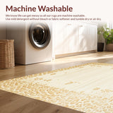 Ultra Soft Area Rug, Non Slip, Stain Resistant, Washable Area Rugs for Living Room, Bedroom, Safari Animal Print Beige Contemporary Home Decor(Beige)