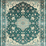 Classic Distressed Tiled Appearance(Green)