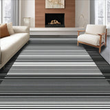 Sophisticated Neutral Toned Stripes(Black)