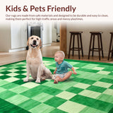 Artistic Dark Green Linear Design(Green)