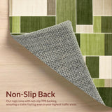 Elegant Modern Tiled Geometry(Green)