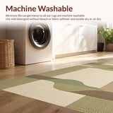 Ultra Soft Area Rug, Non Slip, Stain Resistant, Washable Area Rugs for Living Room, Bedroom, Vibrant Rustic Harvest Design Elements(Beige)