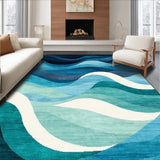 Chic Teal and White Lattice(Blue)