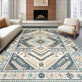 Artful Monochrome Damask Style(Blue)