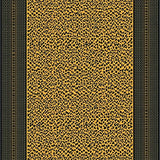 Ultra Soft Area Rug, Non Slip, Stain Resistant, Washable Area Rugs for Living Room, Bedroom, Contemporary Faux Fur Pattern(Gold)