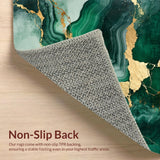 Chic Textured Marble Design Elements(Green)