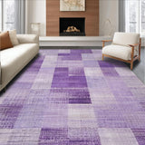 Ultra Soft Area Rug, Non Slip, Stain Resistant, Washable Area Rugs for Living Room, Bedroom, Uno Reverse Bow Rug Lavender Aesthetic Room Coquette Area Carpet(Purple)