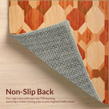 Advanced Rug Slip Stopper for Tile Hardwood Floors Area Carpet Gripper(Beige)