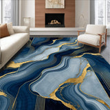 Luxurious Textured Wave Design(Blue)
