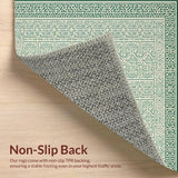 Trendy Ogee Design in Pastels(Green)
