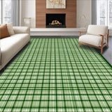 Elegant White and Olive Geometric Arrangement(Green)