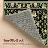 Striking Earthy Floral Aesthetics(Black)