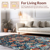 Sophisticated Faded Linear Design(Blue)