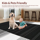 Trendy Black and White Camping Surface(Black)