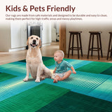 Bold Abstract Illusionary Waves(Green)