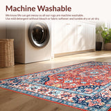 Elegant Coral Blue Abstract Blend(Red)