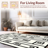 Contemporary Monochrome Geometric Elegance(Beige)