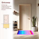 Lively Ogee Style Rainbow Hues(Pink)