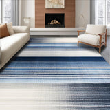 Ultra Soft Area Rug, Non Slip, Stain Resistant, Washable Area Rugs for Living Room, Bedroom, Contemporary Ombre Area Rug Design(Blue)