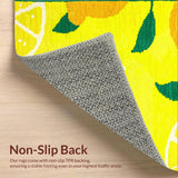 Ultra Soft Area Rug, Non Slip, Stain Resistant, Washable Area Rugs for Living Room, Bedroom, Playful Cozy Farmhouse Expression(Yellow)