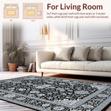 Contemporary Lightweight Medallion Style(Black)